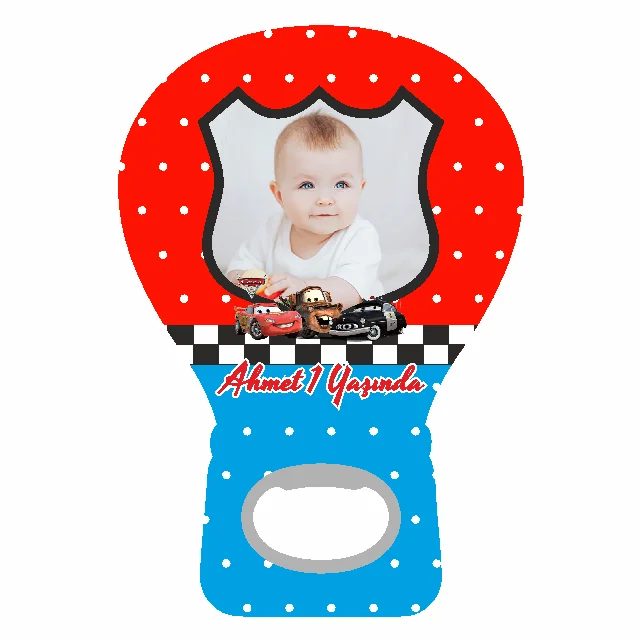 Şimşek Mcqueenn Temalı Balon Açacak Magneti